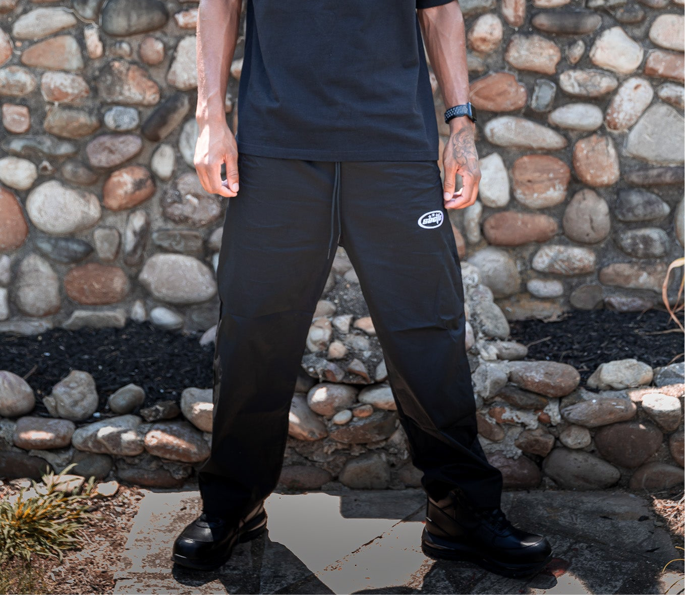 Black Flared Pants