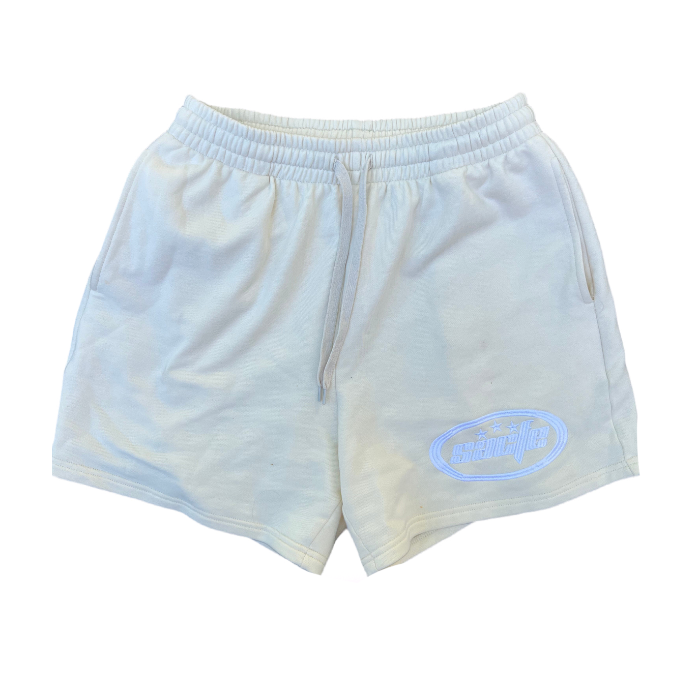 Cream French Terry Sacfe Shorts